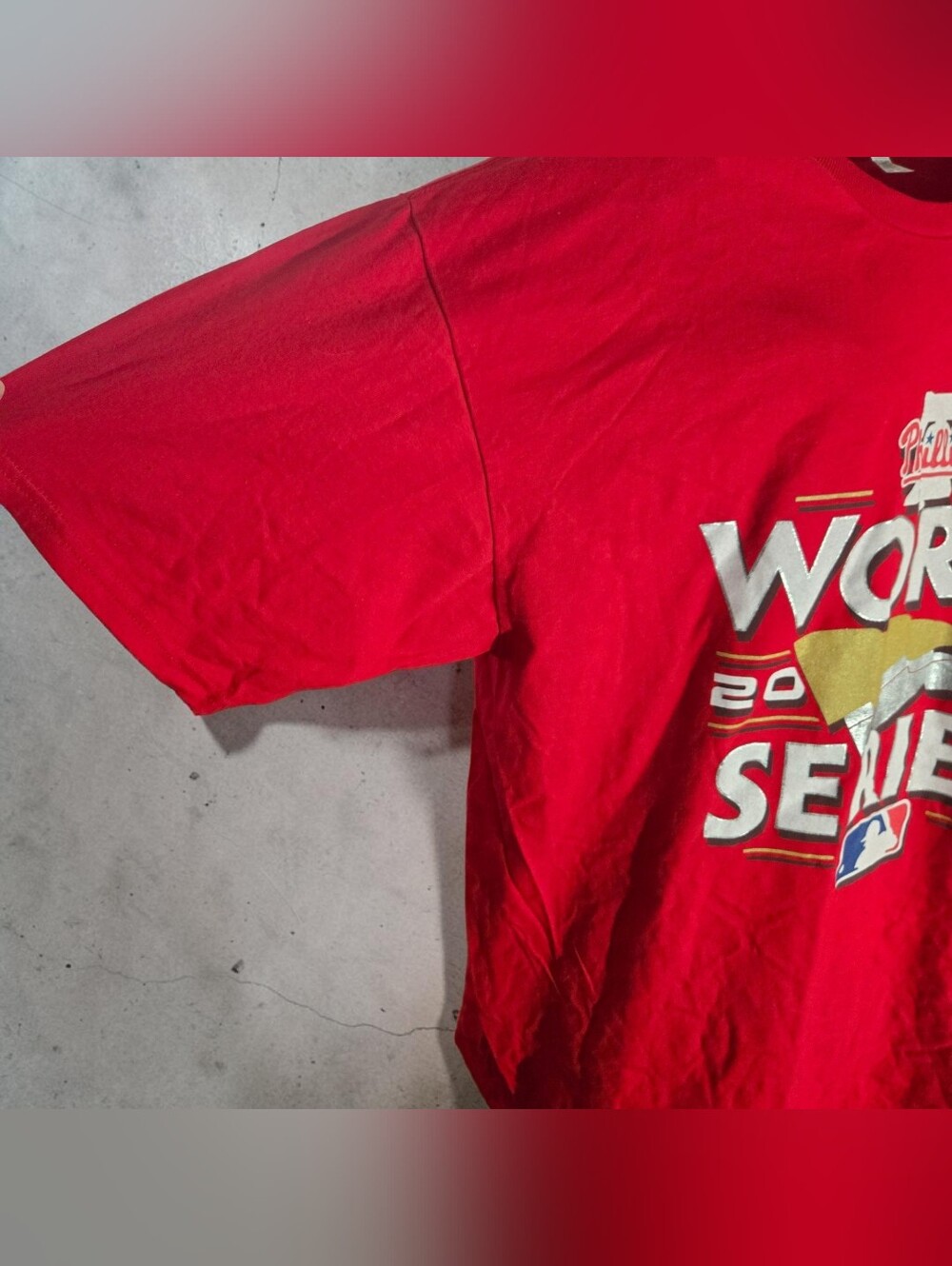 Phillies 2022 World Series Realmuto Graphic Tee Size XL - Picture 3 of 5